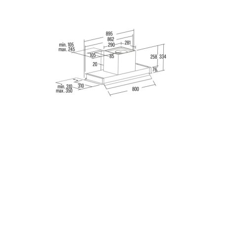 Cata - Páraelszívó CORONA 90 BK/B fekete