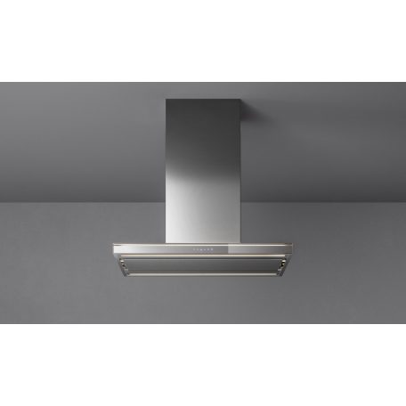 FALMEC LUMINA LED NRS sziget páraelszívó, 90 cm, inox/üveg