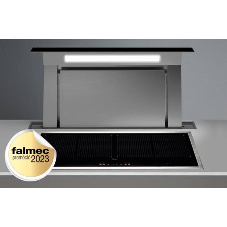 FALMEC DOWN DRAFT pultba építhető páraelszívó, 90 cm, fekete, (motor nélkül)