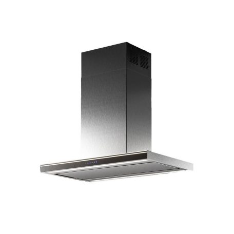 FALMEC LUMINA NRS sziget páraelszívó, 90 cm, inox/fekete üveg
