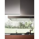 FALMEC LUMINA NRS sziget páraelszívó, 90 cm, inox/fekete üveg