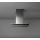 FALMEC LUMINA NRS sziget páraelszívó, 90 cm, inox/fekete üveg