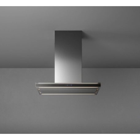 FALMEC LUMINA NRS sziget páraelszívó, 90 cm, inox/fekete üveg