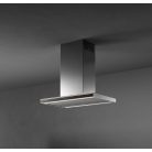 FALMEC LUMINA NRS sziget páraelszívó, 90 cm, inox/fekete üveg