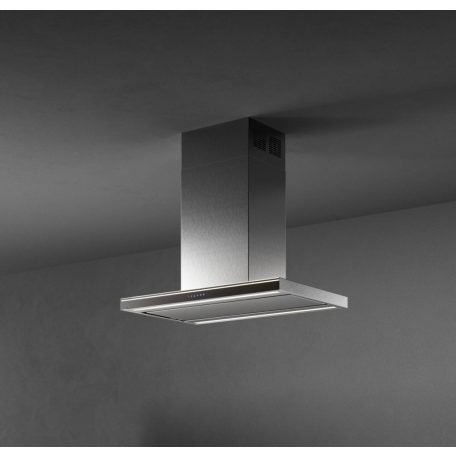 FALMEC LUMINA NRS sziget páraelszívó, 90 cm, inox/fekete üveg