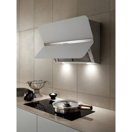 FALMEC FLIPPER fali páraelszívó, 55 cm, matt fehér üveg