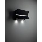 FALMEC FLIPPER fali páraelszívó, 55 cm, matt fekete üveg