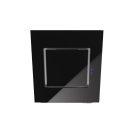 FALMEC QUASAR fali páraelszívó, 60 cm, fekete üveg