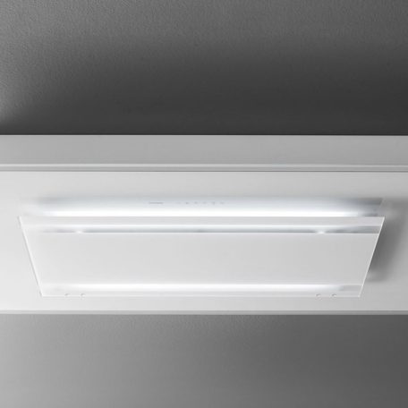 FALMEC AURA mennyezeti páraelszívó, 120 cm, fehér üveg