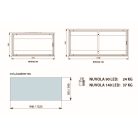 FALMEC NUVOLA mennyezeti páraelszívó, 90 cm, fehér, (motor nélkül)