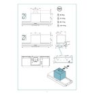 FALMEC VIRGOLA EVOLUTION beépíthető páraelszívó, 120 cm, inox