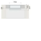 FALMEC MONOLITH pultra építhető páraelszívó, 90 cm, fekete