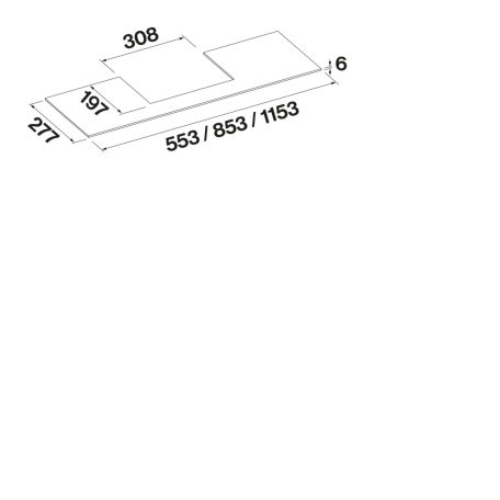 FALMEC VIRGOLA NO-DROP TOUCH beépíthető páraelszívó, 120 cm, inox