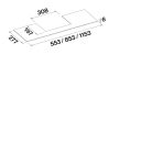 FALMEC VIRGOLA NO-DROP TOUCH beépíthető páraelszívó, 75 cm, fekete
