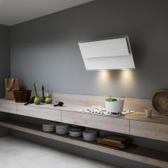   FALMEC VERSO EASY fali páraelszívó, 55 cm, fehér üveg, (keringetés)