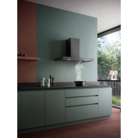 FALMEC MERCURIO EVO fali páraelszívó, 90 cm, fekete