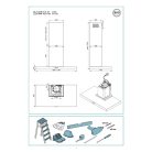 FALMEC PLANE PLUS fali páraelszívó, 90 cm, inox