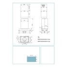 FALMEC GRUPPO INCASSO NRS PLUS beépíthető páraelszívó, 50 cm, inox