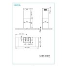 FALMEC PLANE NRS PLUS fali páraelszívó, 120 cm, fekete