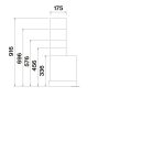 FALMEC VIRGOLA TOUCH beépíthető páraelszívó, 120 cm, fekete