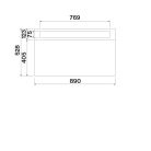 Falmec LEVEL ONE 90 cm indukciós főzőlap beépített elszívóval, matt fekete, fehér LED, 2x2 bridge zóna