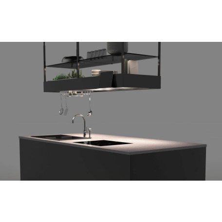 FALMEC SPAZIO sziget páraelszívó, 180 cm, fekete