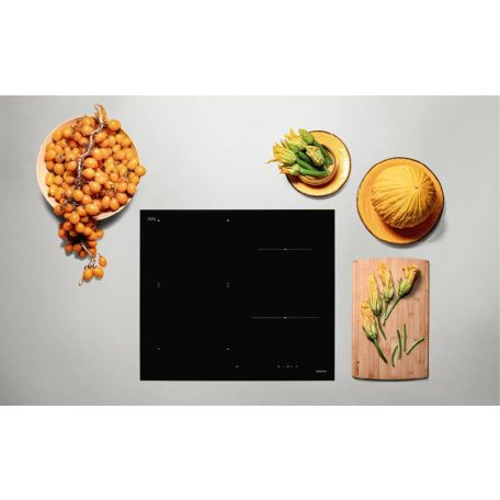 Falmec 58 cm indukciós főzőlap, fekete, 2 bridge és 2 normál zóna (elszívó vezérléssel)