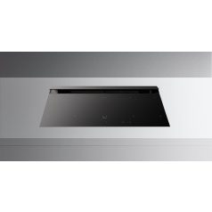   Falmec BRERA 89 cm indukciós főzőlap beépített elszívóval, matt fekete, fehér LED, 2x2 bridge zóna