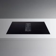   Falmec ZERO EASY 76 cm indukciós főzőlap beépített elszívóval (keringetés), matt fekete, 2 bridge 2 normál zóna
