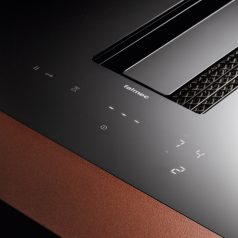   Falmec ZERO EASY 84 cm indukciós főzőlap beépített elszívóval (keringetés), matt fekete, 2 bridge 2 normál zóna
