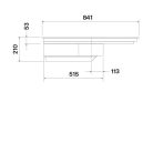 Falmec ZERO EASY 84 cm indukciós főzőlap beépített elszívóval (keringetés), matt fekete, 2 bridge 2 normál zóna