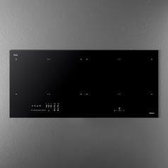   Falmec 89x40 cm "panoráma" indukciós főzőlap, matt fekete, 2x2 bridge zóna