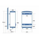 CATA - Elektromos vízmelegítő CTRS-80 REV SLIM, Smart, Fagyvédelem, Elfordítható