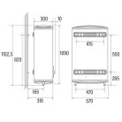 CATA - Elektromos vízmelegítő CTRS-100 REV SLIM, Smart, Fagyvédelem, Elfordítható
