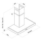Davoline - Páraelszívó TAU HPA 60 cm fekete - A készlet erejéig rendelhető!