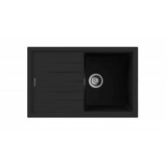 NODOR - Mosogatótálca NorGranite 78.50 1B 1D BK fekete