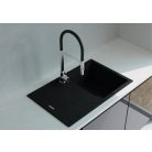 NODOR - Mosogatótálca NorGranite 78.50 1B 1D BK fekete