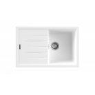 NODOR - Mosogatótálca NorGranite 78.50 1B 1D WH fehér