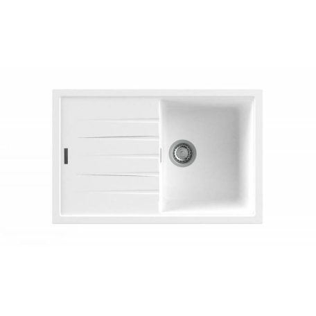 NODOR - Mosogatótálca NorGranite 78.50 1B 1D WH fehér