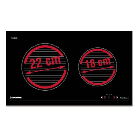 NODOR - Beépíthető Indukciós főzőlap NorCook IH-N5902 BK