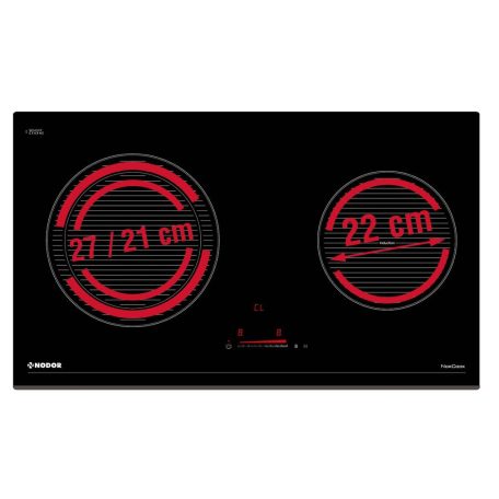 NODOR - Beépíthető félindukciós kerámia főzőlap NorCook IV-N7502 BK