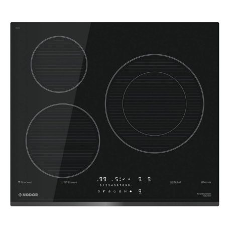 NODOR - Beépíthető kerámialap indukciós IH-N6286 BK (Fekete)