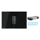 NODOR - NorCoock IS-N7220 BK indukciós főzőlap beépített elszívóval + plazma filter QUADRA 800 R