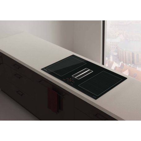 NODOR - NorCoock IS-N7220 BK indukciós főzőlap beépített elszívóval + plazma filter QUADRA 800 R
