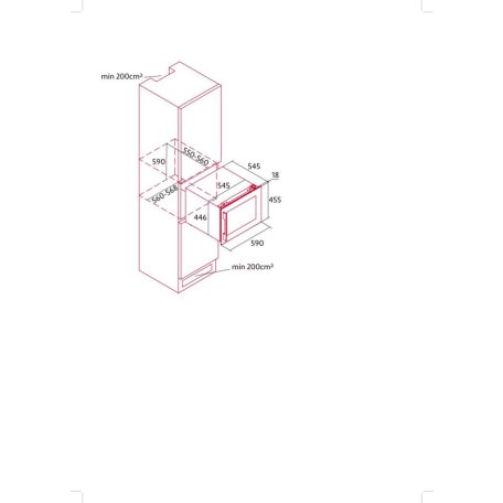 NODOR - Beépíthető borhűtő NorCare V-28 BK fekete