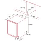 NODOR - Beépíthető hűtőszekrény NorFrost TUNDRA-82 BI + Ajándék Hűtőtáska