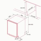 NODOR - Beépíthető hűtőszekrény NorFrost HAIL-82 BI SL + Ajándék Hűtőtáska