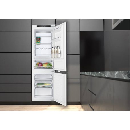 NODOR - Beépíthető hűtőszekrény kombinált NorFrost HAIL-177 TNF BI SL + Ajándék Hűtőtáska