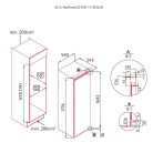NODOR - Beépíthető fagyasztószekrény NorFrost ICE TNF-177 BI SL