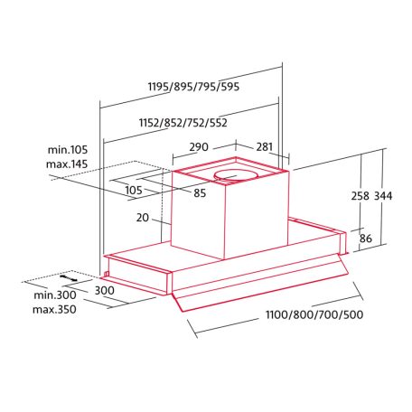 Nodor - Páraelszívó Norbreeze CROWN 60 NO DRIP SS inox + Mikro MW-5120
